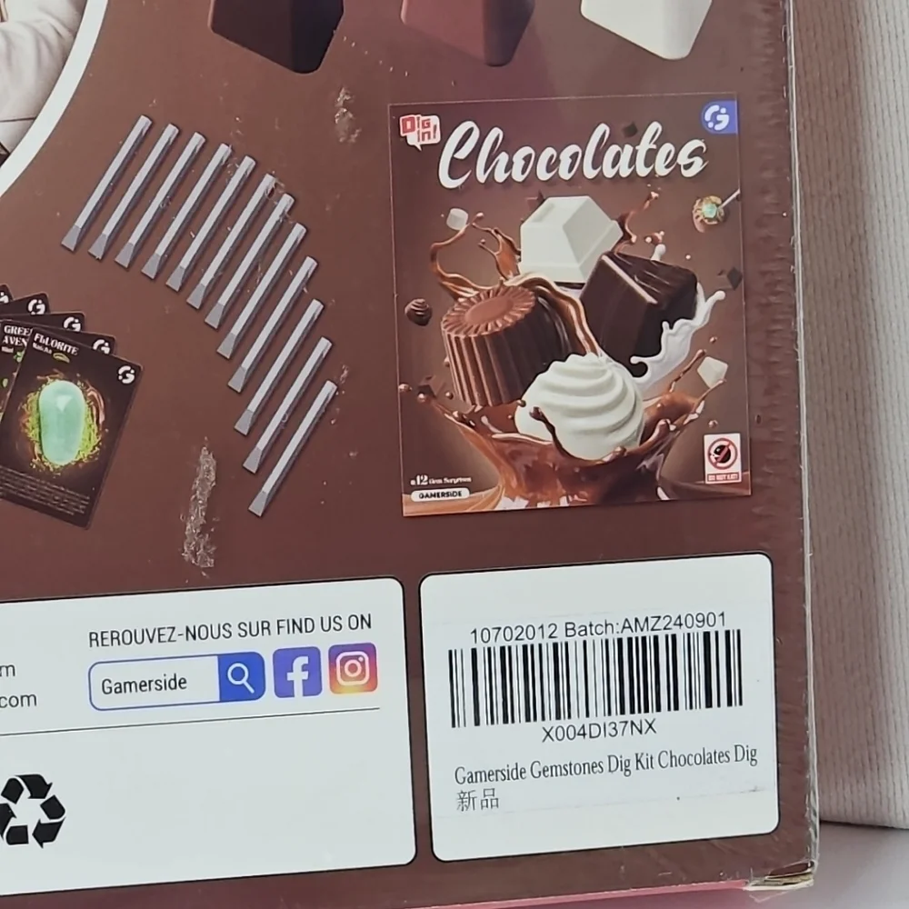 Chocolate Party Game Set - Brown and White